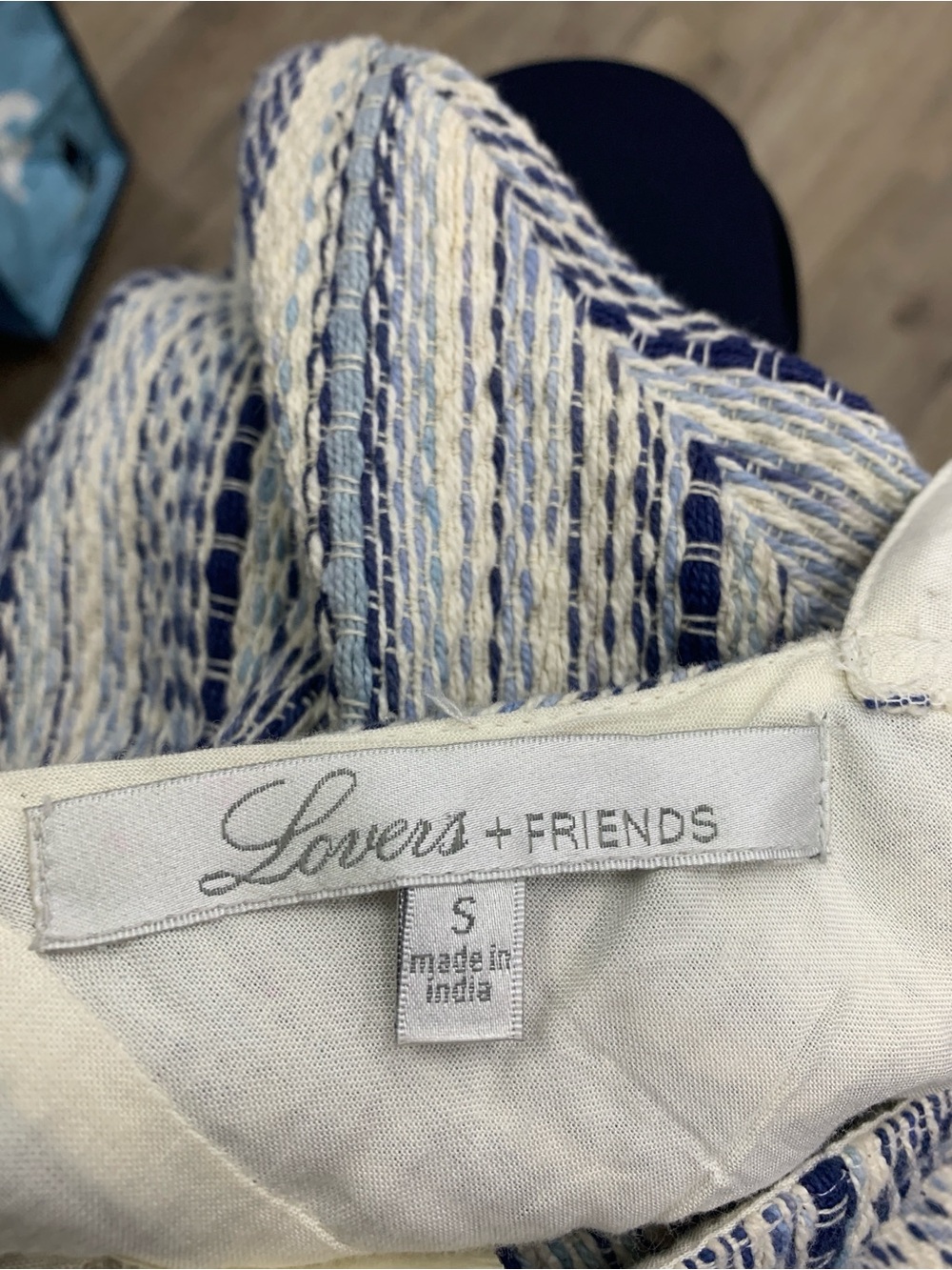 Lovers + Friends Blue and White Striped Dress - Picture 2 of 3
